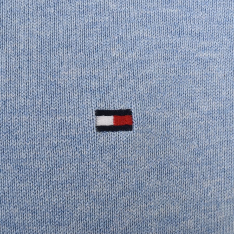 Tommy Hilfiger Quarter Zip Jumper Blue Mainline Menswear Canada